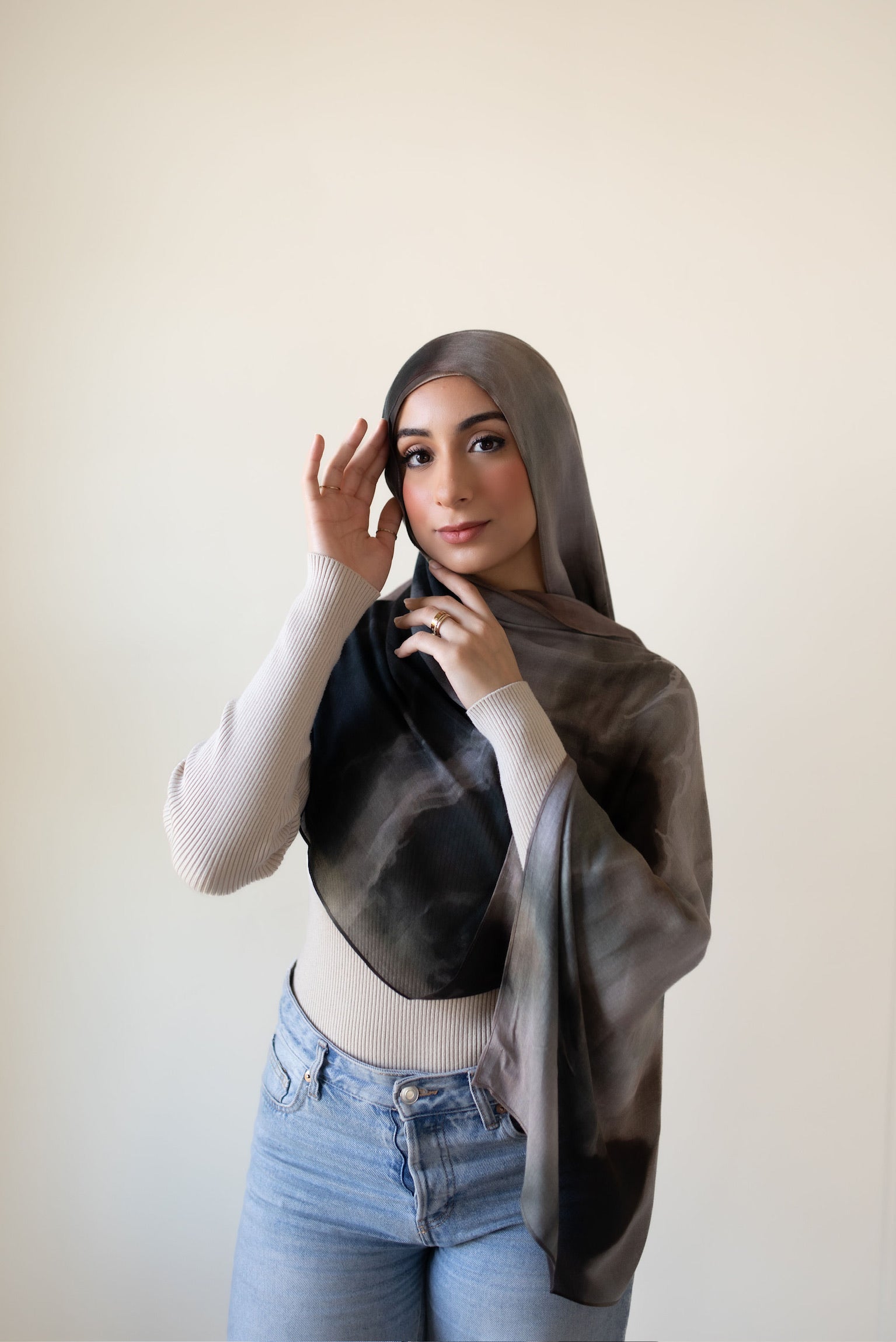 Storm Printed Modal Hijab