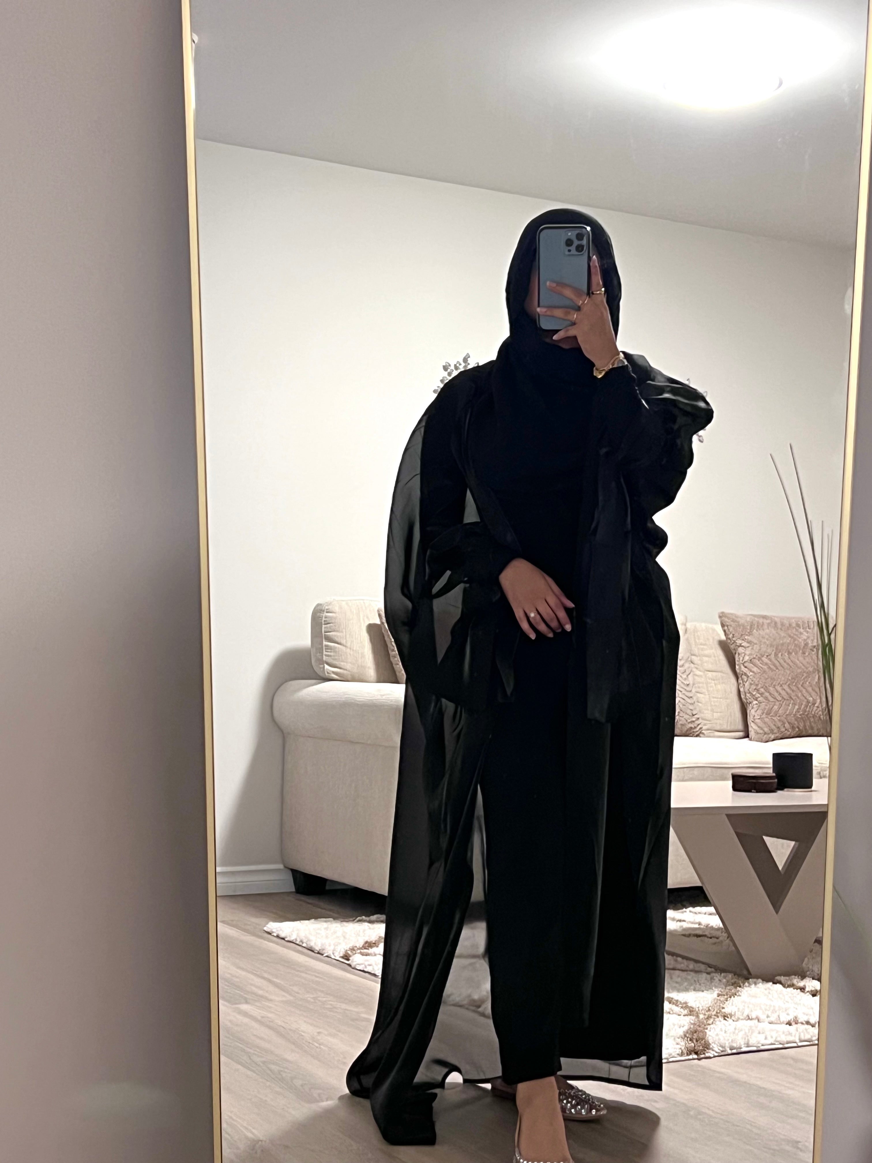 Opulence Abaya Black