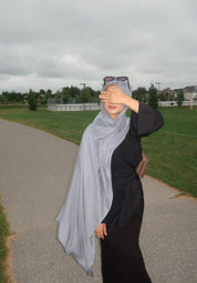 Steel Modal Hijab Set