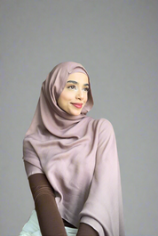 Mauve Modal Hijab Set