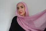 Pink Rose Modal Hijab Set