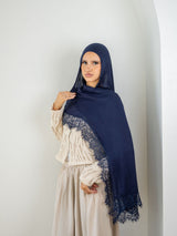 Navy Lace