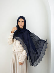 Navy Lace