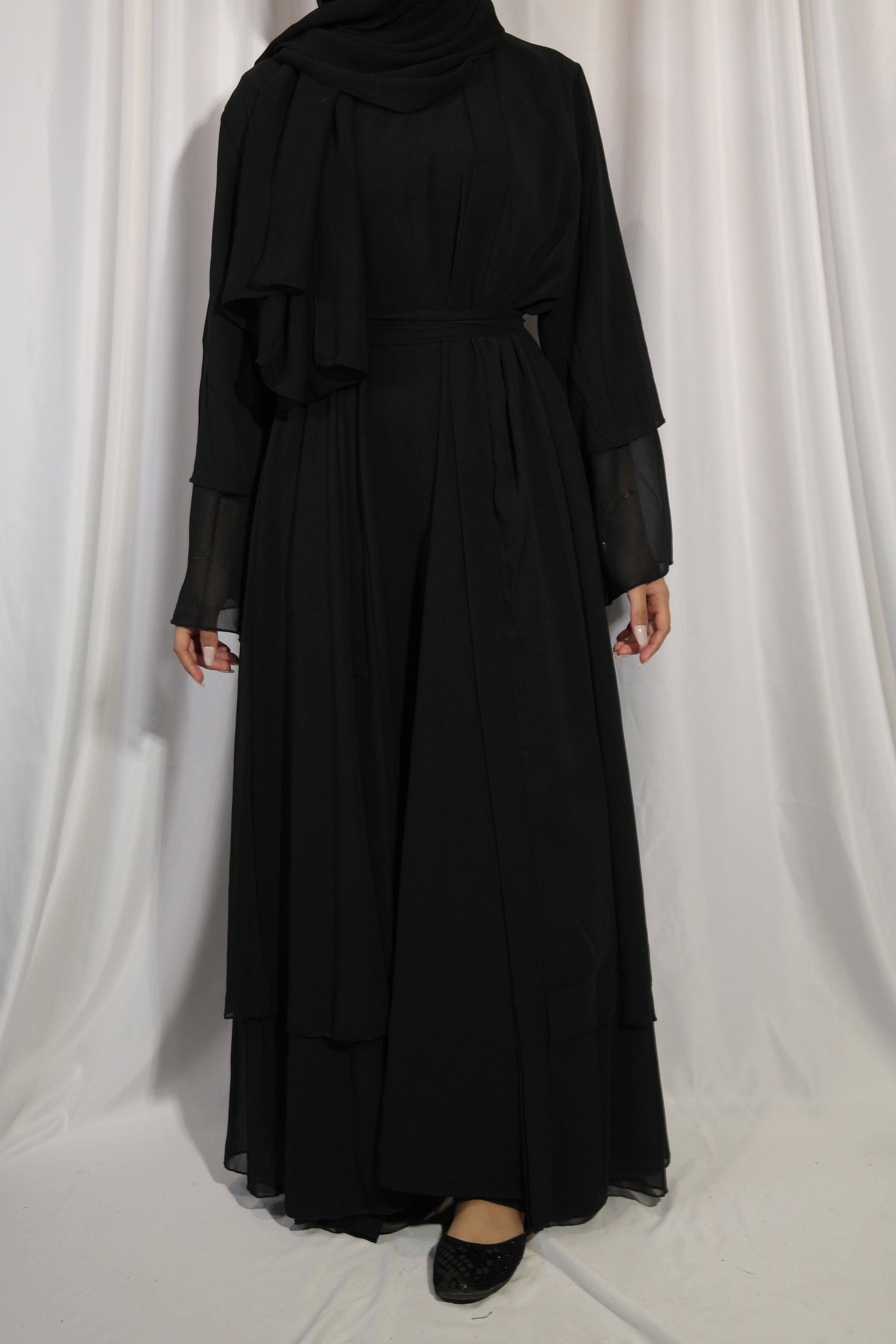 Sajal Abaya Black